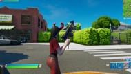 To catch a gun while fishing, you can use the Harpoon Gun (Image via Epic Games)